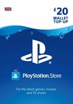 Playstation Network PSN £20 (UK) - без комиссии