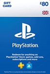 Playstation Network PSN £80 (UK) - без комиссии