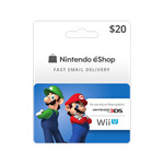NINTENDO eShop $20 GIFT CARD (US)