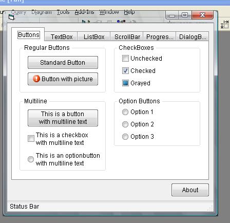Vista style (aero) controls