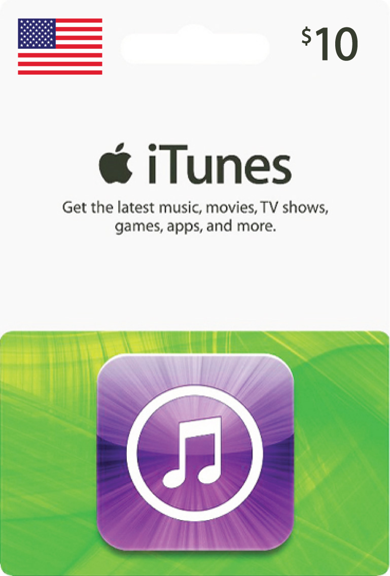iTUNES GIFT CARD - 10$ (USA/SCAN)