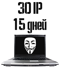 30 IP на 15 дней