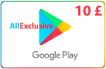 Google Play Gift Card GBP - 10 £ Великобритания