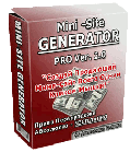 MINI-SITE GENERATOR PRO. ДЛЯ СОЗДАНИЯ ПРОДАЮЩИХ САЙТОВ