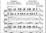8с38 Танцы в стиле джаз П. ЗАХАРОВ / для 1 ф-но в 6 рук