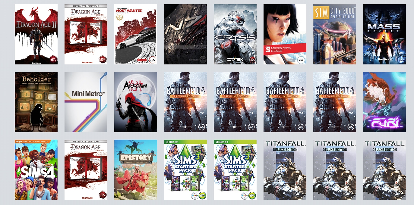 Подарочная карта ea games