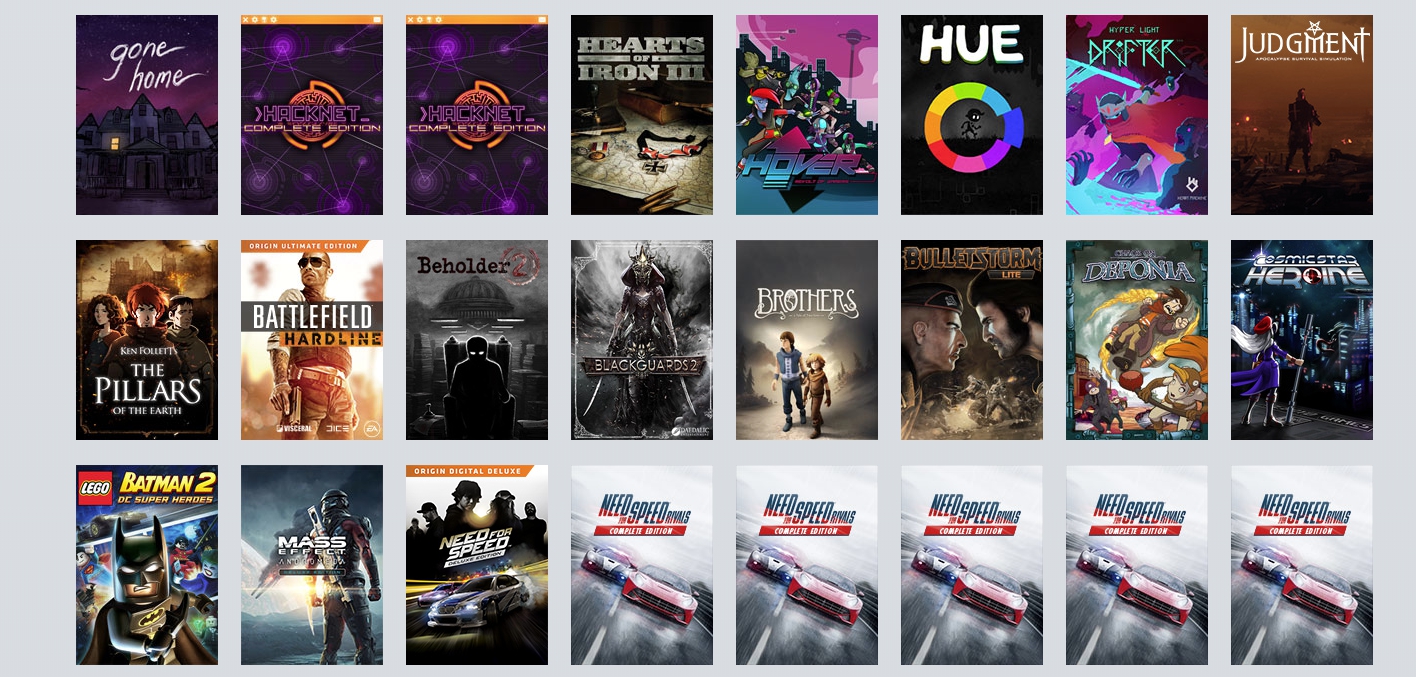 Подарочная карта ea origin
