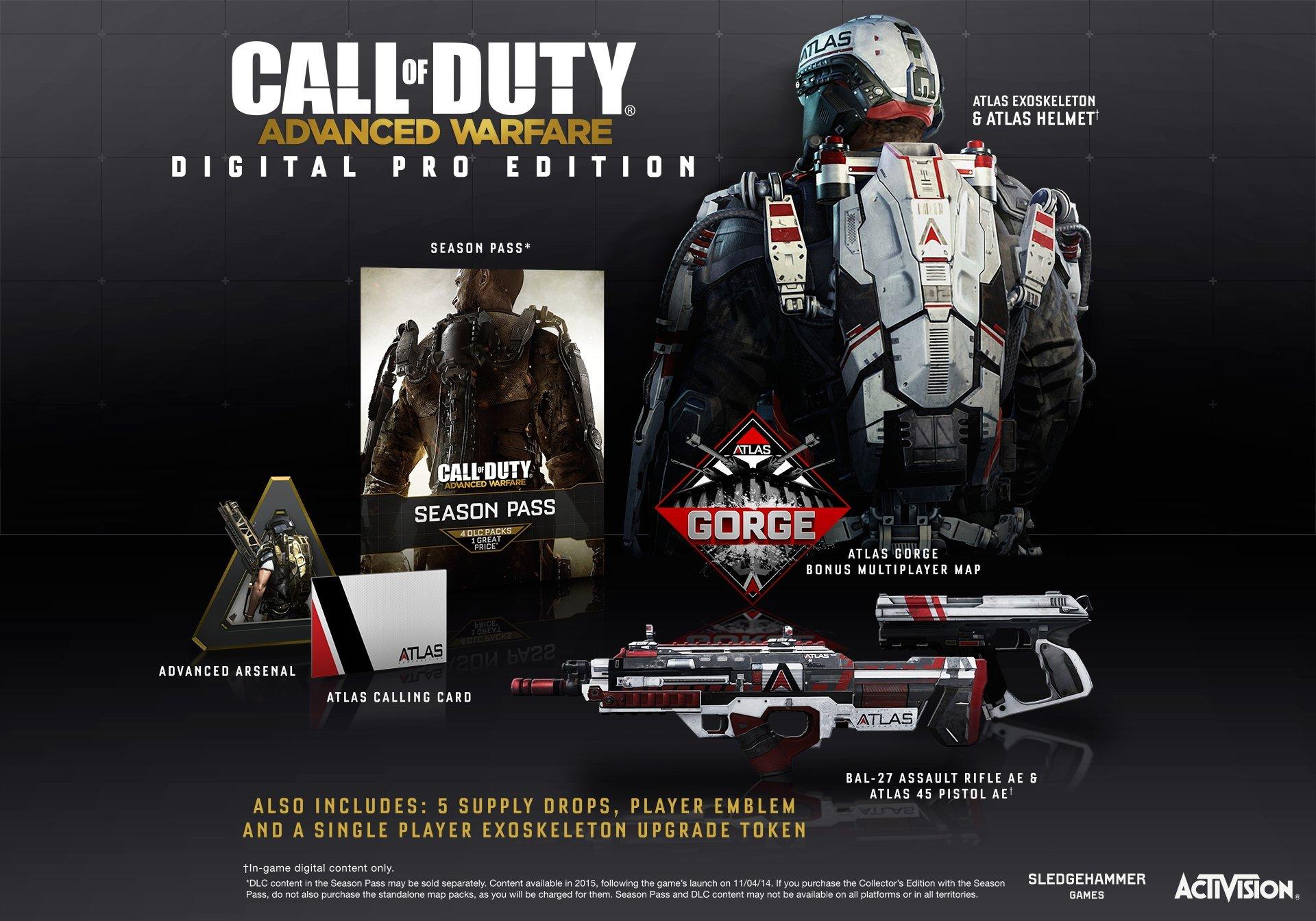 Buy Call of Duty®: Advanced Warfare Digital Pro Edition (Xbox) cheap from 1  USD