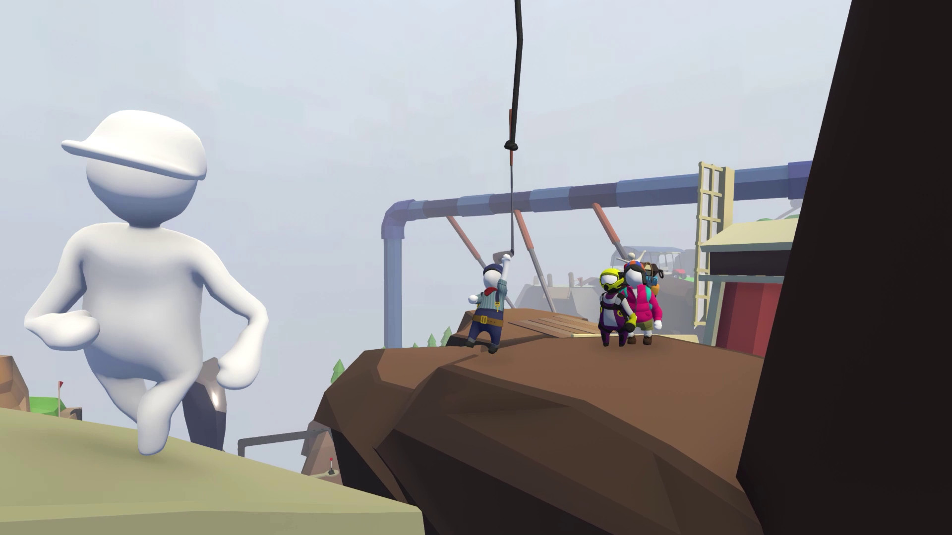 Human как играть по сети. Хуман Флат Флат. Игра Human: Fall Flat. ХЬЮМАН фол флэт. Hitman Fall Flat.