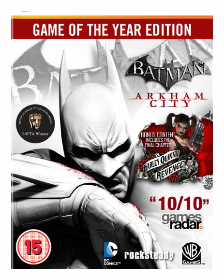 Batman: Arkham City GOTY (Steam Gift ROW / Region Free)