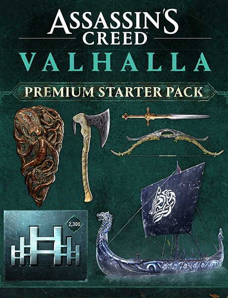 ✅ Assassin´s Creed Valhalla - Premium Starter Pack XBOX