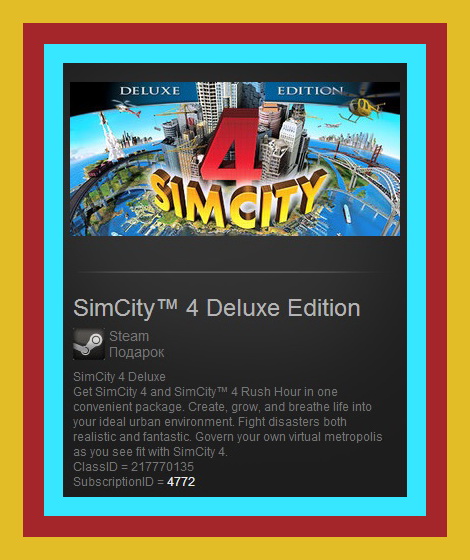 SimCity 4 Deluxe Edition (Steam Gift ROW / Region Free)