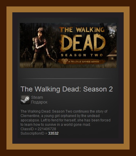 The Walking Dead: Season 2 (Steam Gift / Region Free)