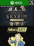 ✅ Skyrim Anniversary + Fallout 4 G.O.T.Y Bundle XBOX 🔑