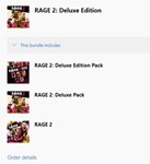 ✅ RAGE 2: Deluxe Edition XBOX ONE X|S Key 🔑