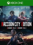 ✅ RACCOON CITY EDITION (Resident 2+3) XBOX ONE X|S 🔑