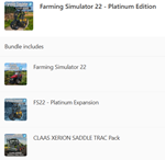 * Farming Simulator 22 Platinum Edition XBOX ONE X|S *