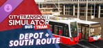 City Transport Map DLC: Bus & Tram Depot + South-Route