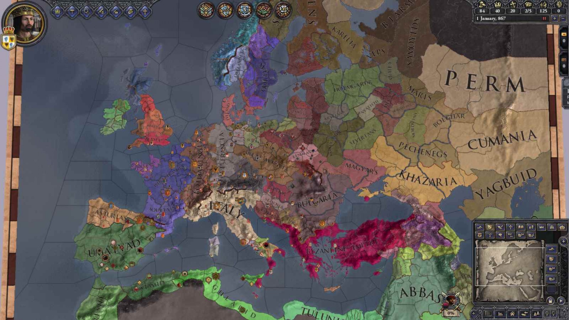 Crusader kings 2 карта