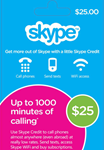 Skype Gift Card $25 USD + СКИДКИ