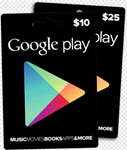 Google Play Gift Card (ТОЛЬКО США) 10 - 100