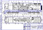 Drawing locomotive 2TE116 with placing equipment