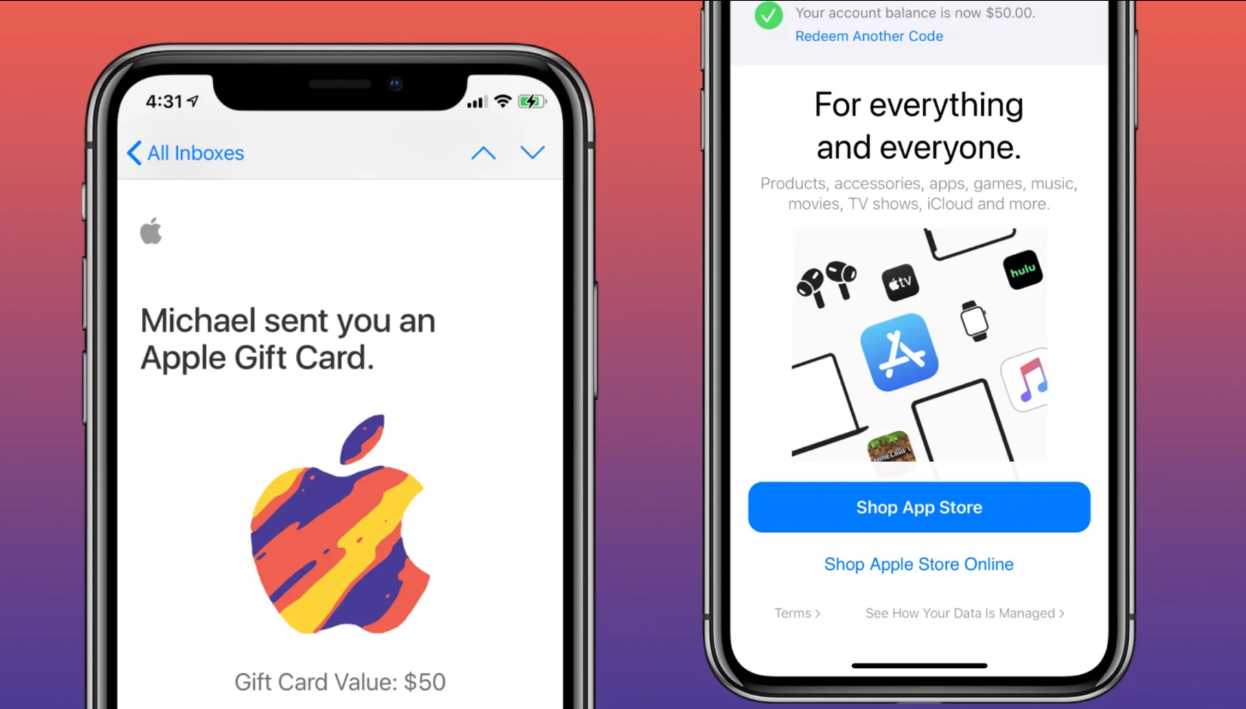 Подарочная карта apple arcade