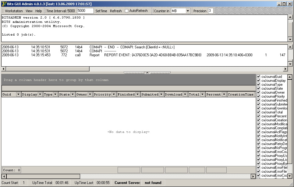Bits GUI Admin