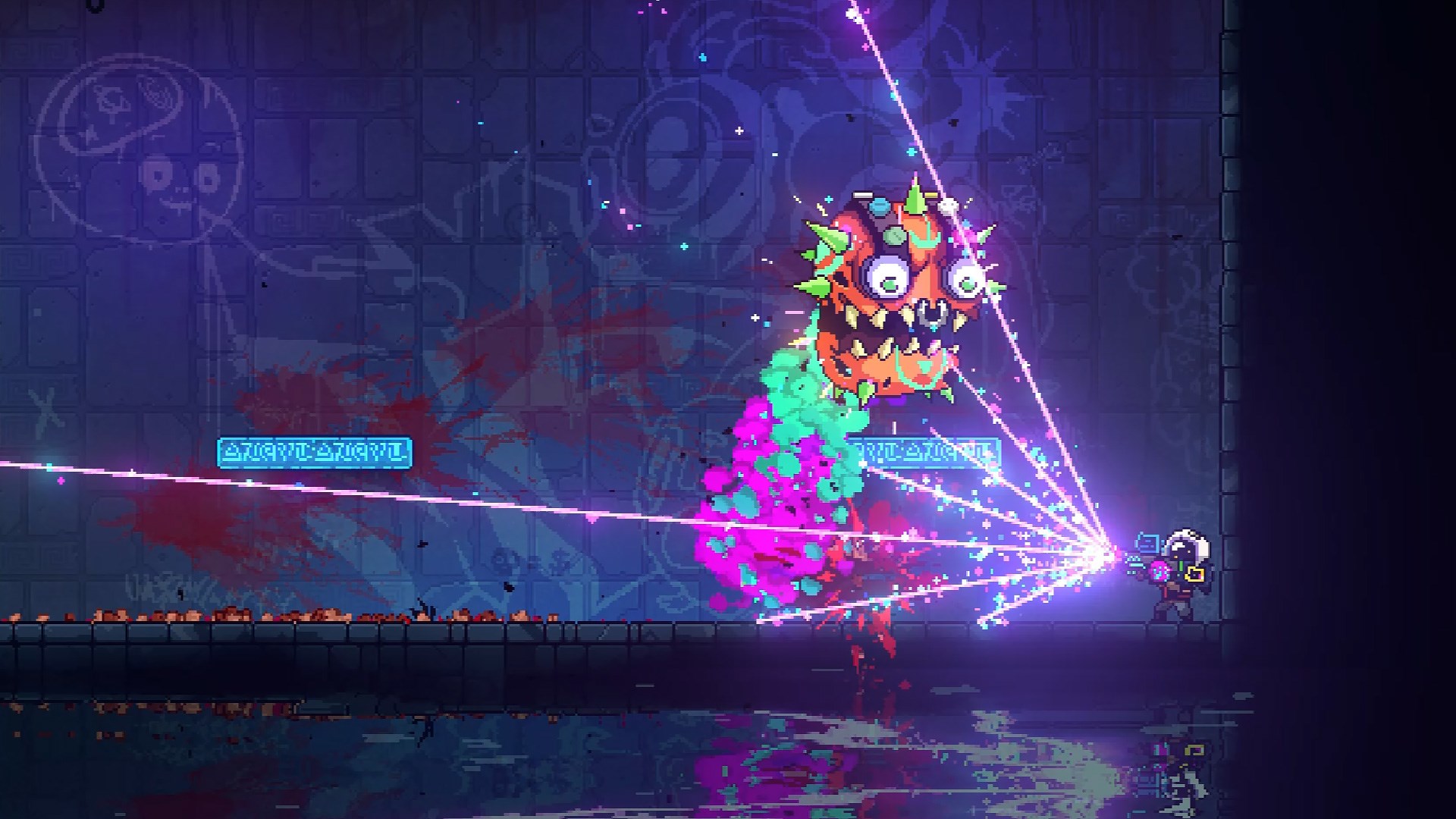 Игровая карта neon abyss