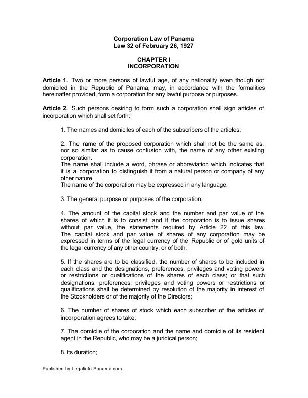 Панама. Международные Деловые Компании