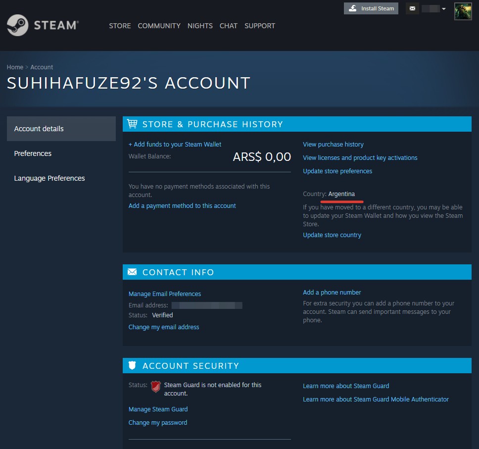 WTS] Argentina Steam Account Services - Buy/Sell/Trade - Chod's Cheats