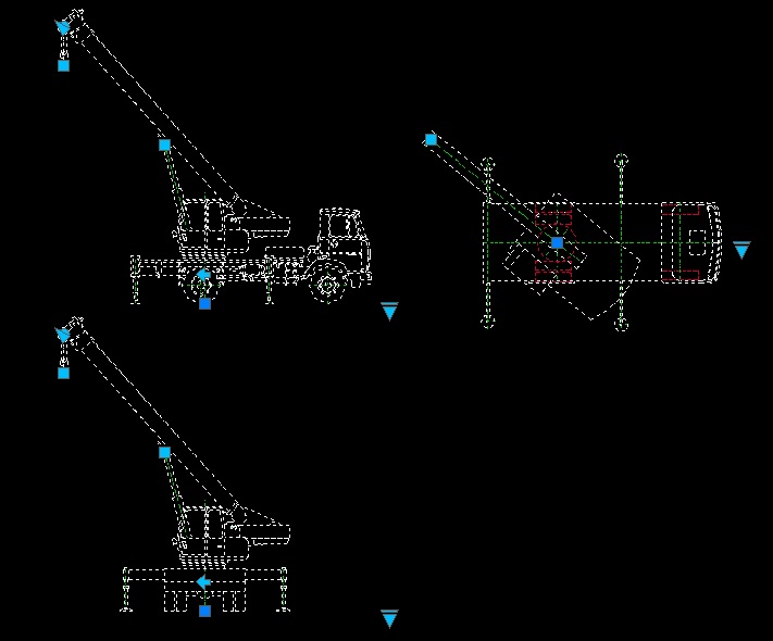 Автокран чертеж dwg