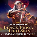 * Commander Ravier – Black Prior Hero Skin – FOR HONOR