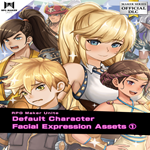 * RPG Maker Unite Default Character Facial Expression 