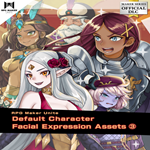 * RPG Maker Unite Default Character Facial Expression 