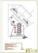 Drawing of rotator BB-0.25 / 0.5 (overview)