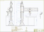 Чертеж колонны сварочной ПК-2 (общий вид)