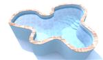 3D модели бассейна (8 шт)