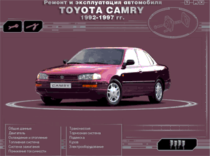 Toyota Camry 1992 - 1997. Мультимедийное руководство.