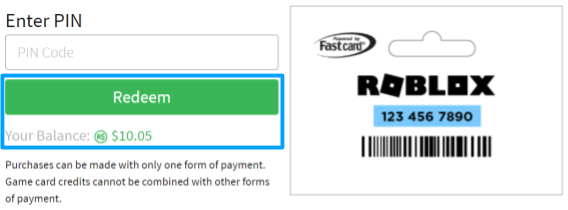 Карточка роблокс на робуксы купить