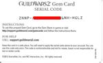 Guild Wars 2 Gem Card 2000 ( СКАН/SCAN ) + СКИДКИ