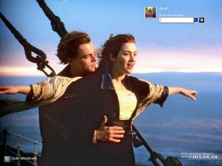 Экран приветствия для  Windows  Титаник 2