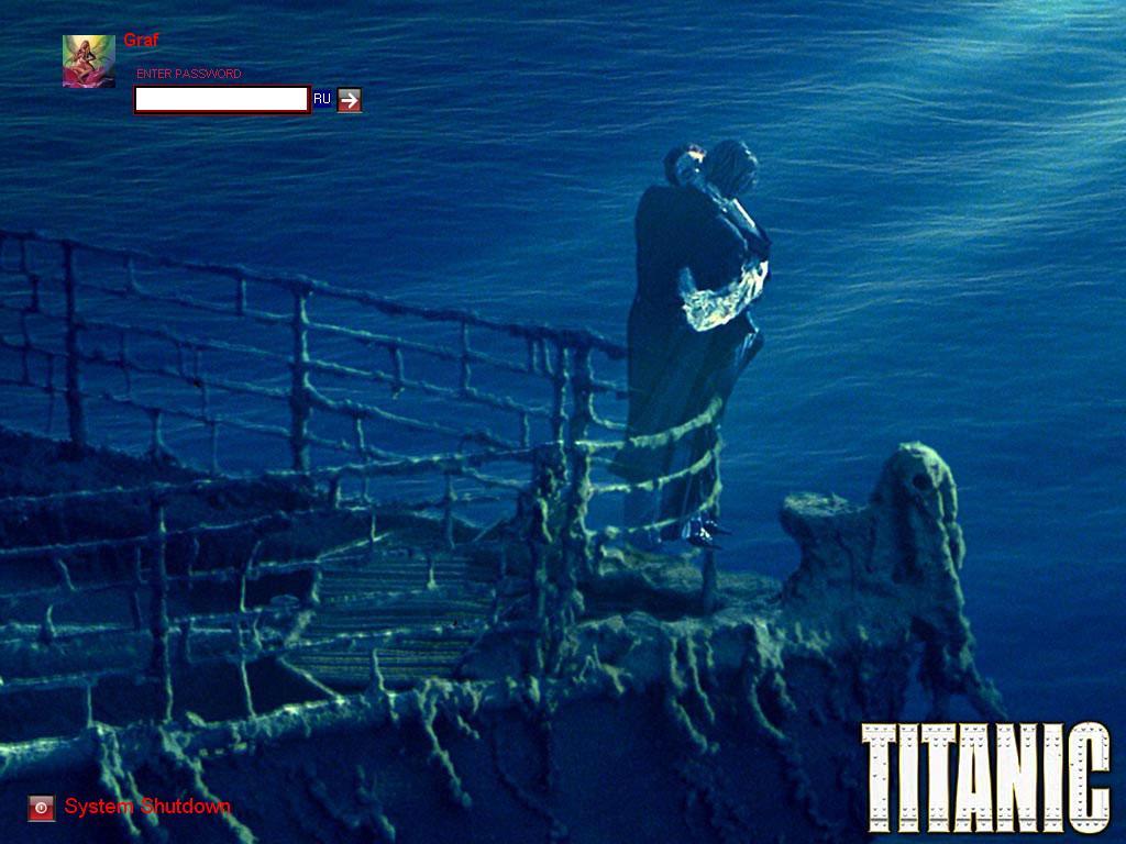 Экран приветствия для  Windows  Титаник 13