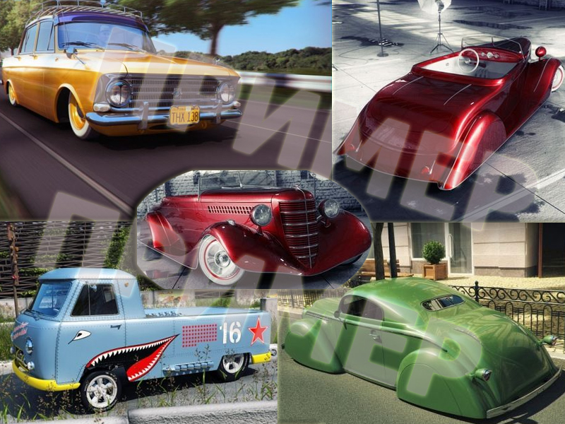 3D изображения отечественных авто в стиле "Custom"(ч.1)