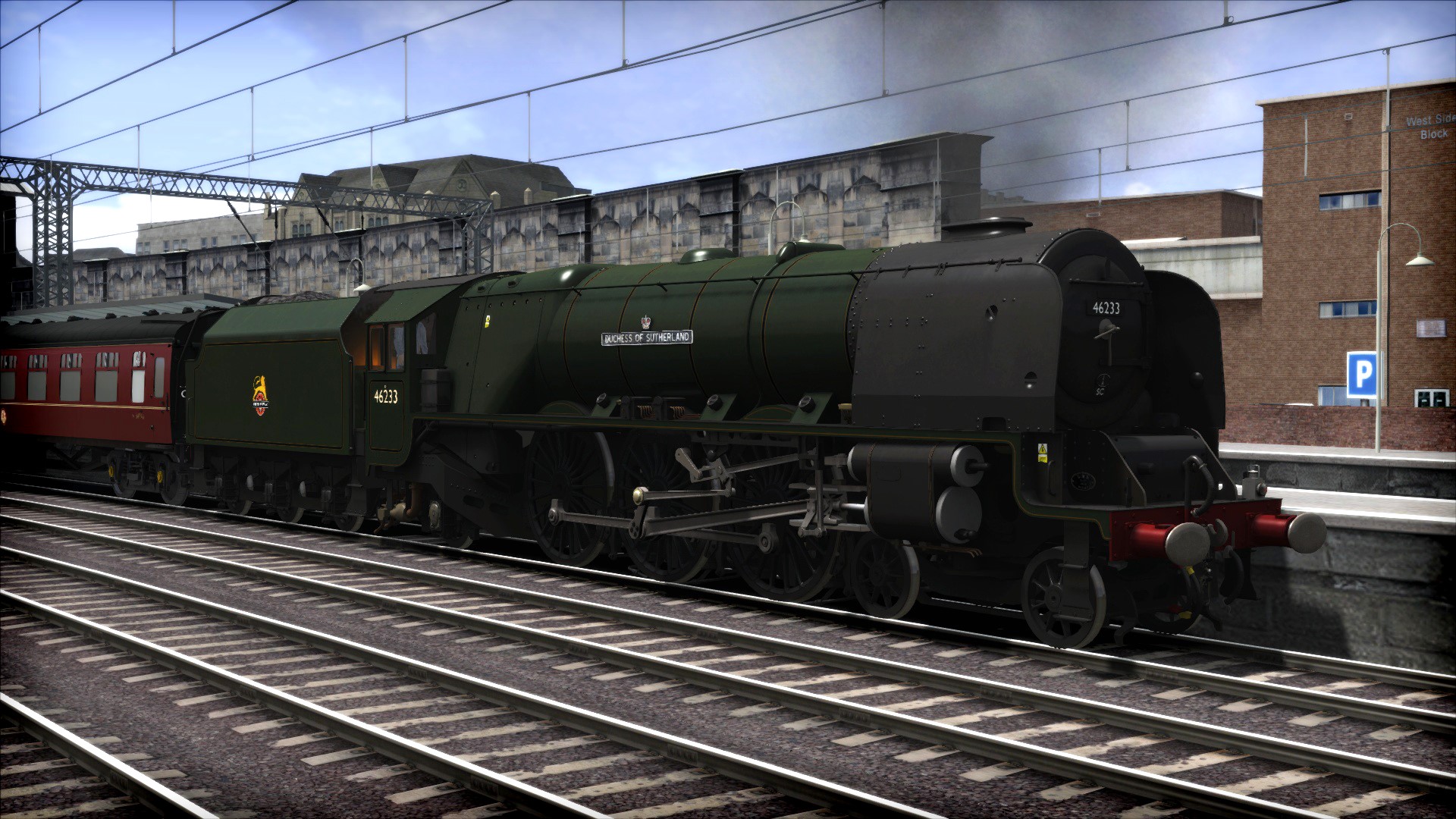 Train Simulator Duchess of Sutherland Loco Steam -- RU