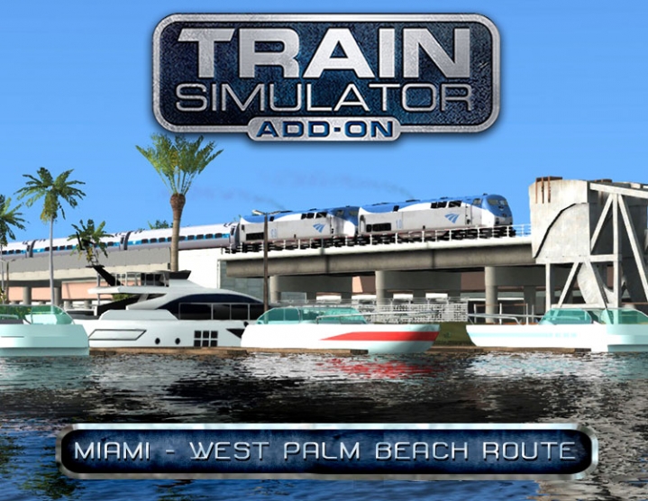 Train Simulator Miami West Palm Beach Rout Steam -- RU