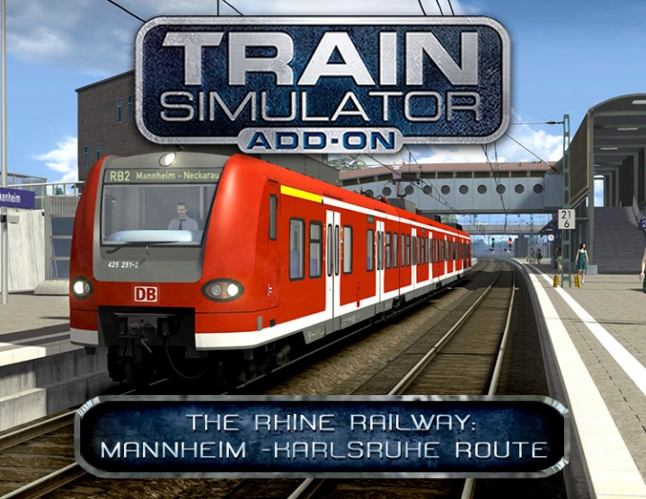 Train Simulator Rhine Mannheim Karlsruhe Steam -- RU