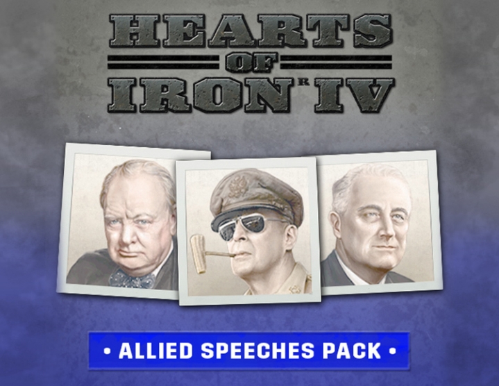Hearts of Iron IV Allied Speeches Pack (steam) -- RU
