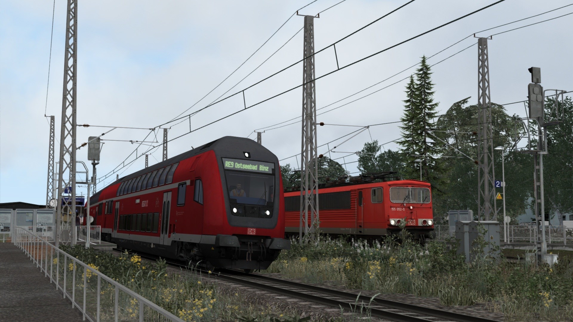 Train Simulator Inselbahn Stralsund Sassnitz Route