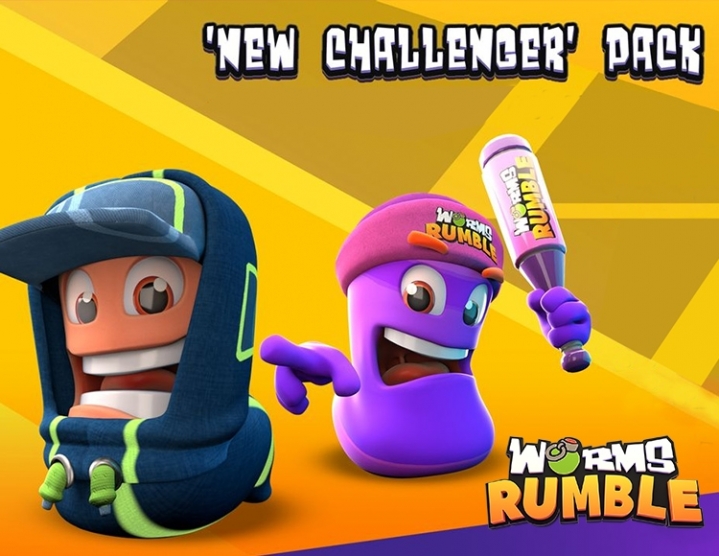 Worms Rumble  New Challenger Pack (steam key) -- RU